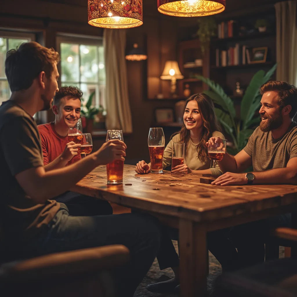 Familie schaut gemeinsam Sport
